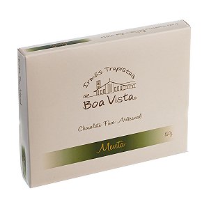Chocolate Artesanal Sabor Menta Irmas Trapistas 150g
