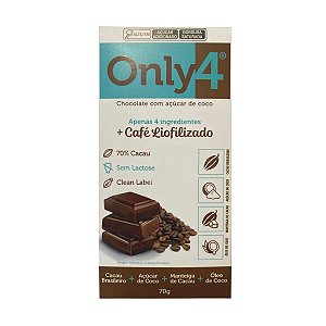 Chocolate Only4 70% com Cafe 70g