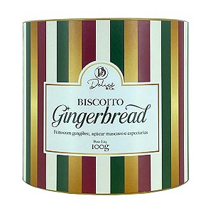 Biscoito Gingerbread Pote Listrado Delice 100g
