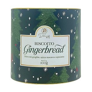 Biscoito Gingerbread Pote Verde Delice 100g