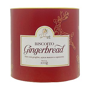 Biscoito Gingerbread Pote Vermelho Delice 100g