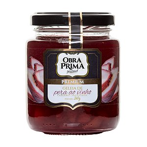Geleia de Pera ao Vinho Obra Prima 260g