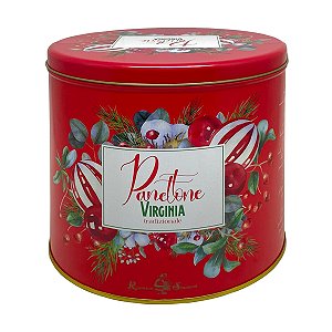 Panettone Tradicional Lata Vermelha Virginia 1kg
