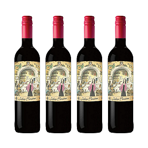 Kit 4 Vinhos Julia Florista Tinto 750ml