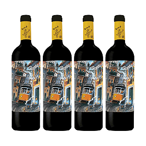Kit 4 Vinho Porta 6 Tinto 750ml