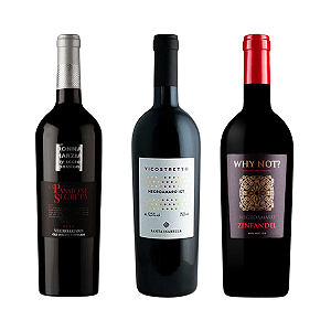 Kit 3 Vinhos Negroamaro – Seleção Especial Puglia