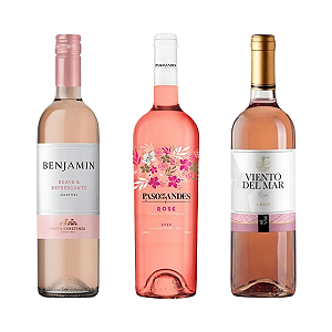 Kit 3 Vinhos Rosés das Américas – Seleção Especial