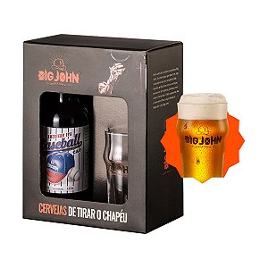 Kit Cerveja American Ipa Baseball Cap 500ml + Taça Nonic