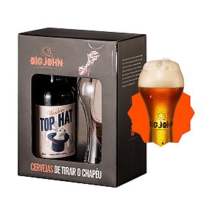 Kit Cerveja Big John Weissbier Top Hat 500ml + Taça Weiss