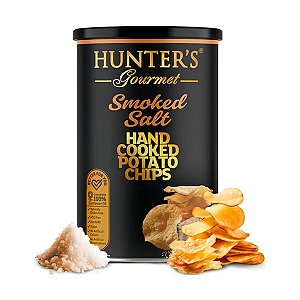 Chips de Batata Frita Sabor Sal Defumado Pote Hunters Gourmet 150g