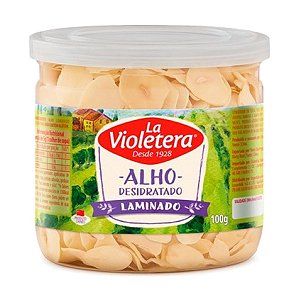Alho Desidratado Laminado La Violetera 100g