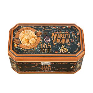 Lata com Amaretti Macio 165 Anni Virginia 350g