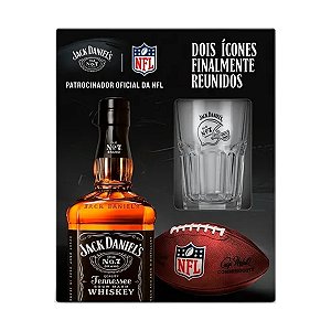 Kit NFL Whisky Jack Daniels 1L com Copo