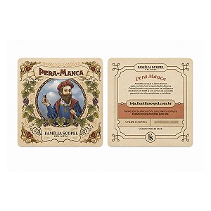 Porta-Copo Pera Manca - Família Scopel