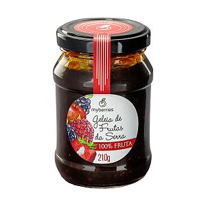Geleia de Frutas da Serra 100% Fruta Myberries 210g
