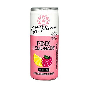 Suplemento Alimentar Gaseificado Pink Lemonade St. Pierre 310ml