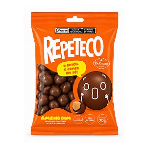 Drageas de Amendoim com Chocolate Repeteco 70g