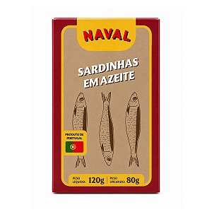 Sardinhas em Azeite Naval 80g