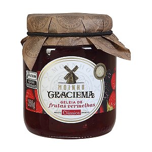 Geleia Classica de Frutas Vermelhas Moinho Graciema 260g