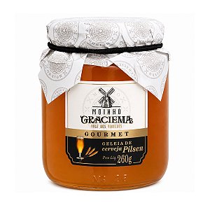 Geleia Gourmet de Cerveja Pilsen Moinho Graciema 260g