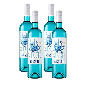 Kit 4 Vinho Azul Suave Casa Motter Coquetel 750ml