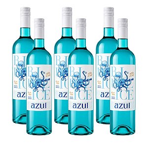 Kit 6 Vinho Azul Suave Casa Motter Coquetel 750ml