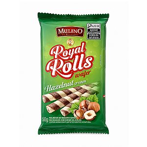 Canudos de Wafer com Creme de Avelã Mulino 150g