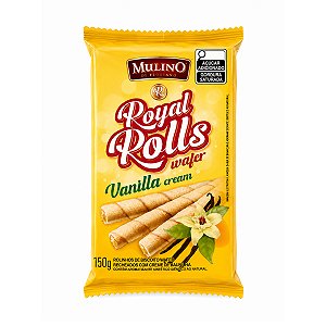 Canudos de Wafer com Creme de Baunilha Mulino 150g