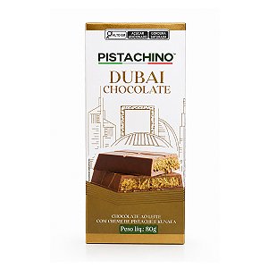 Chocolate ao Leite com Creme de Pistache e Kunafa Pistachino 80g
