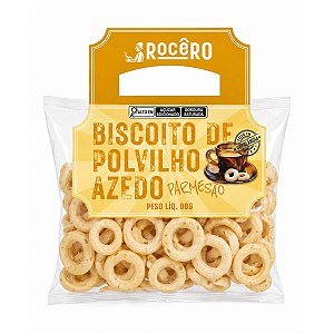 Biscoito de Polvilho Azedo Parmesao Rocero Sacolinha 80g