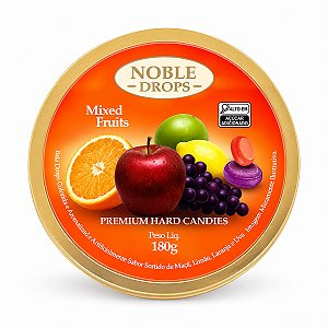 Balas de Frutas Mistas Noble Drops 180g