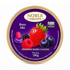 Balas de Frutas Vermelhas Noble Drops 180g