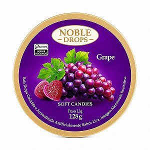Balas de Goma Sabor Uva Noble Drops 128g