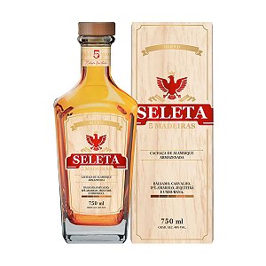 Cachaça Seleta 5 Madeiras 750ml