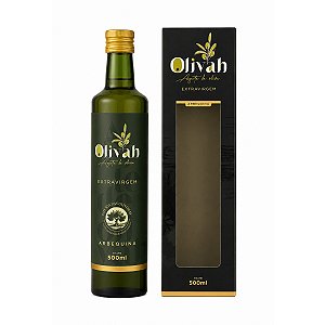 Azeite de Oliva Extra Virgem Arbequina Ac. 0,2% Olivah 500ml