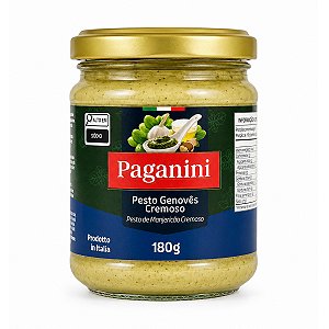 Molho Pesto Genoves Cremoso Paganini 180g