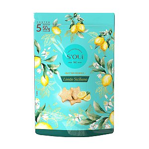 Butter Cookies Sabor Limao Siciliano Pouch Santa Edwiges 250g