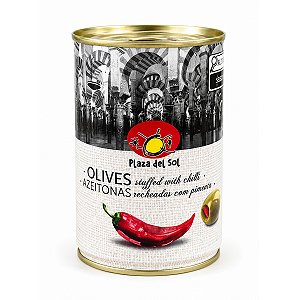 Azeitonas Recheadas com Chilli Plaza del Sol 120g