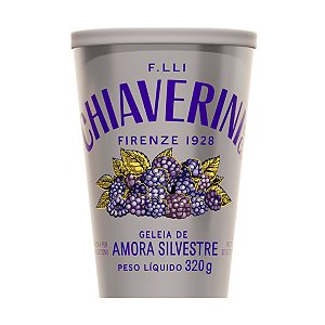 Geleia Italiana de Amora Silvestre Chiaverini 320g