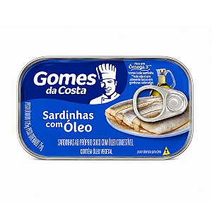 Sardinhas com Oleo Gomes da Costa 75g