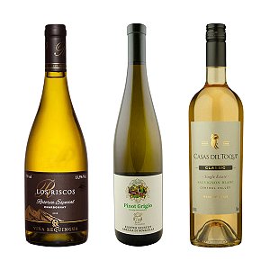 Kit Brancos Premium Abbazia, Chardonnay e Sauvignon
