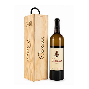 Vinho Branco Seco Cartuxa Colheita 1,5L com Caixa de Madeira