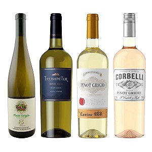 Kit Degustação Pinot Grigio (4 Vinhos)