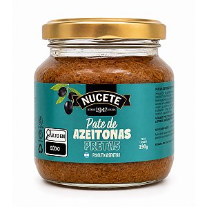 Pate de Azeitonas Pretas Nucete 190g