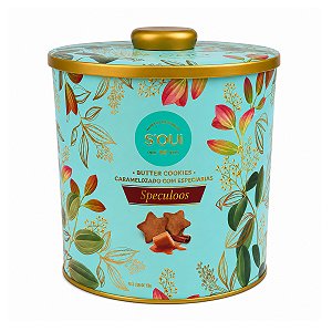 Lata de Butter Cookies Sabor Speculoos Soui 250g