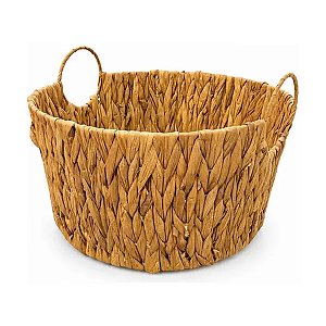 Cesto com Alça Seagrass Natural 38x20cm