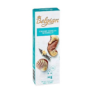Chocolate Seashells Creamy Vanilla Belgian 65g