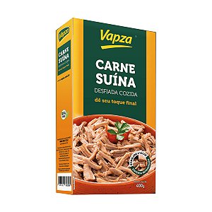 Carne Suina Desfiada Cozida Vapza 400g