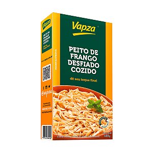 Peito de Frango Desfiado Cozido Vapza 400g
