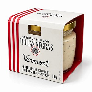 Creme de Brie comTrufas Negras Vermont 100g